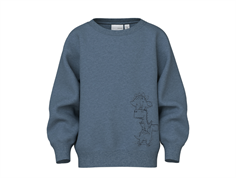 Name It china blue dinos sweatshirt